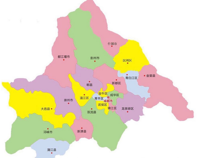 四川省发布成都五大济区十三五发展规划