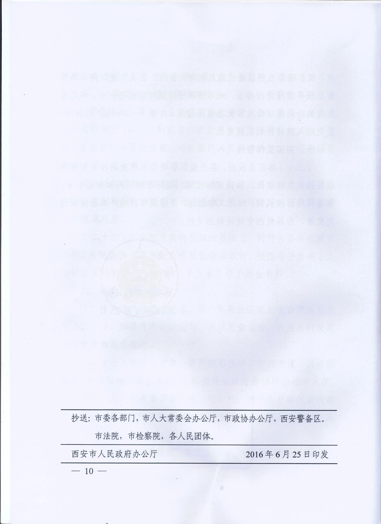 2016西安市去庫存新政