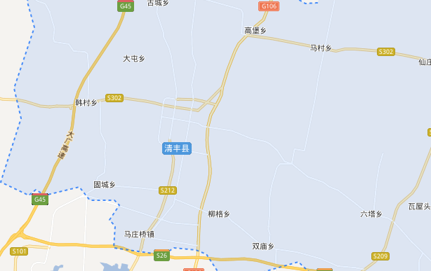 清丰县城路线图图片