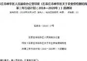 《石家庄市裕华区关于农业供给侧结构性改革三年行动计划（2018—2020年）》的通知