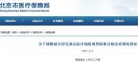 2020年北京市医保政策：缴费标准是多少？报销比例是多少？