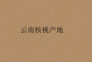 云南核桃产地在哪里？